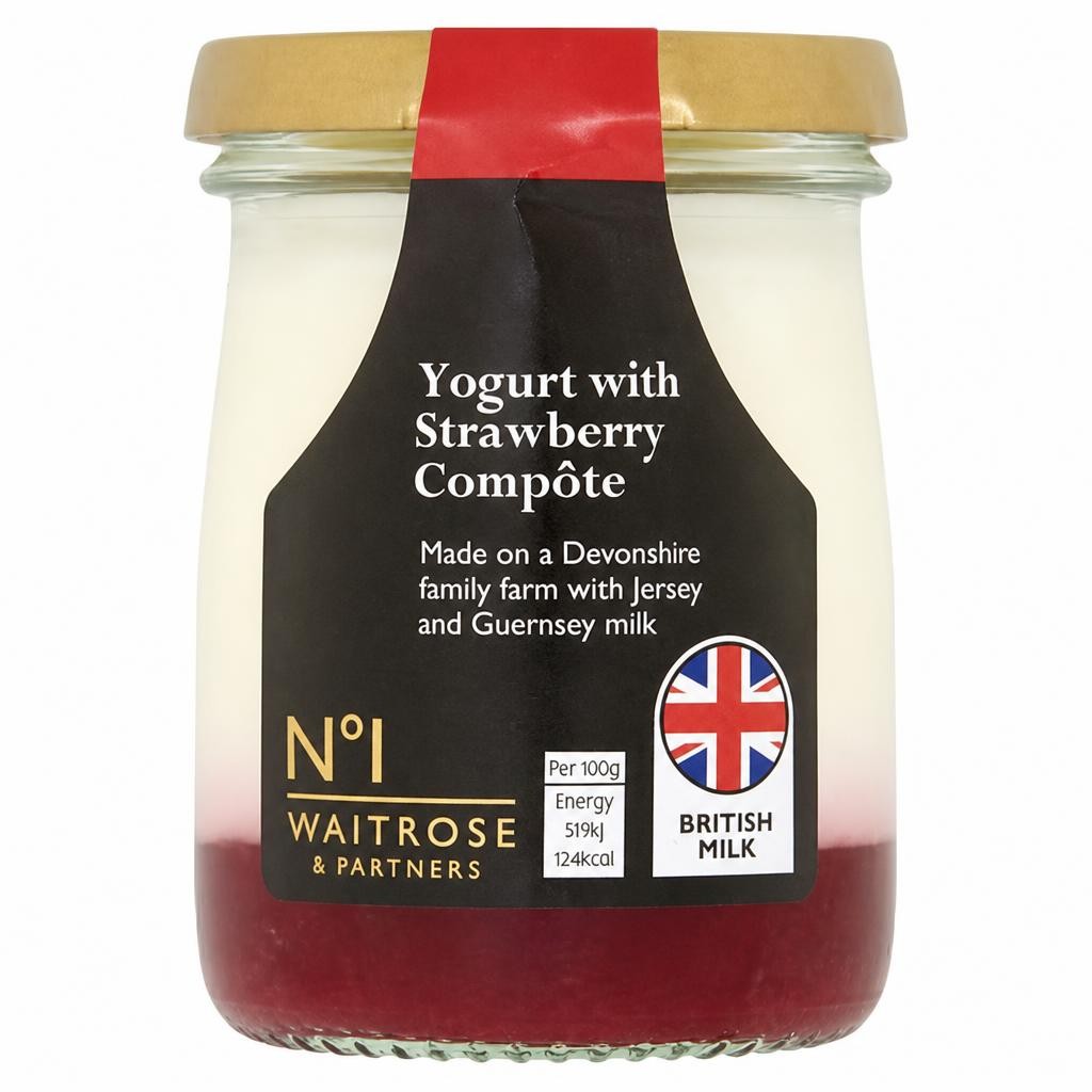 No.1 Yogurt with Strawberry Compote