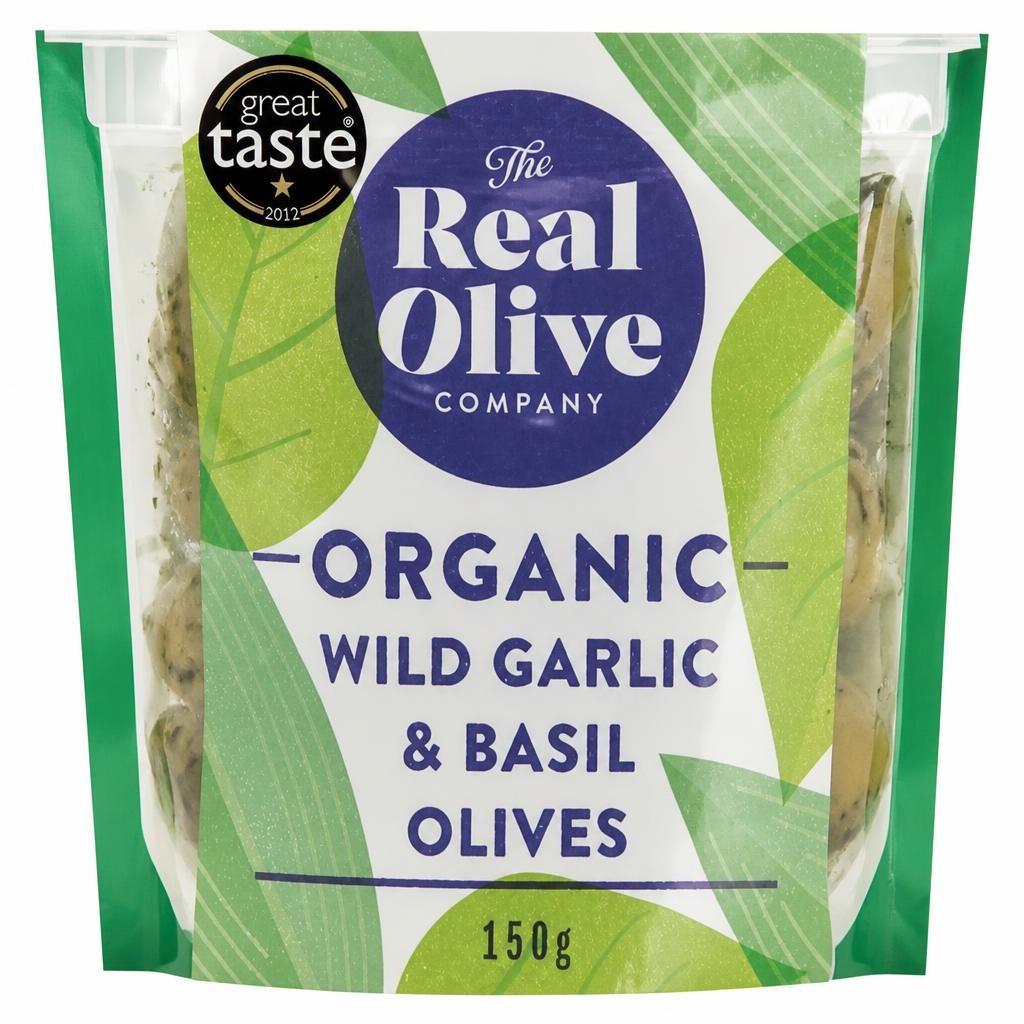 Real Olive Co. Wild Garlic & Basil Olives