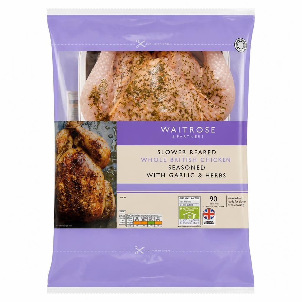 Waitrose Whole Chicken with Garlic & Herbs