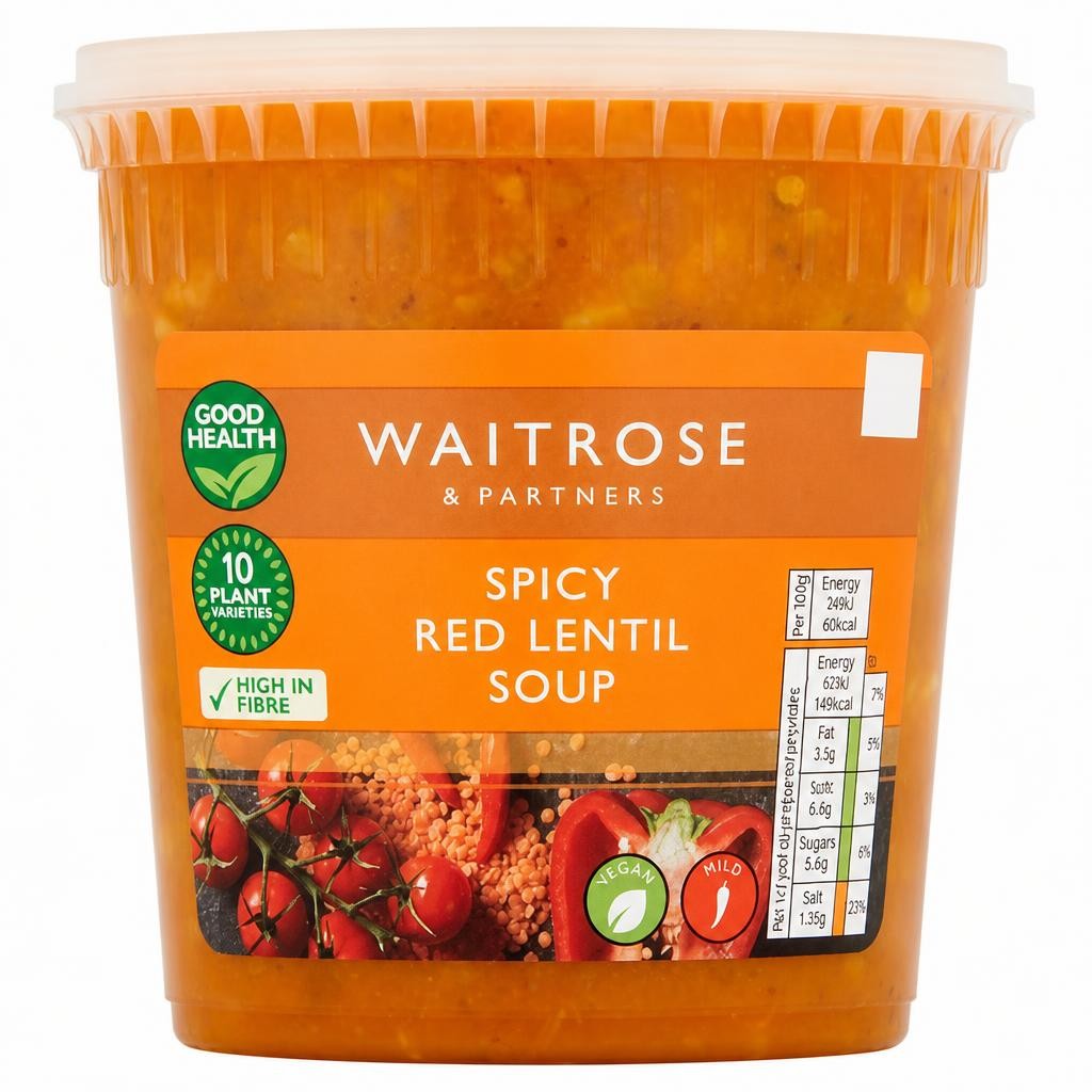 Waitrose Spicy Red Lentil Soup