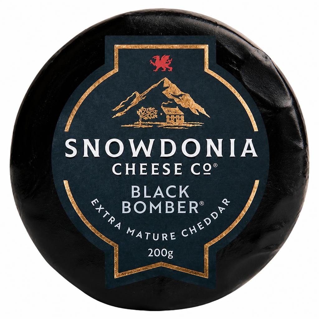 Snowdonia Cheese Company Black Bomber Mature Cheddar Cheese Truckle