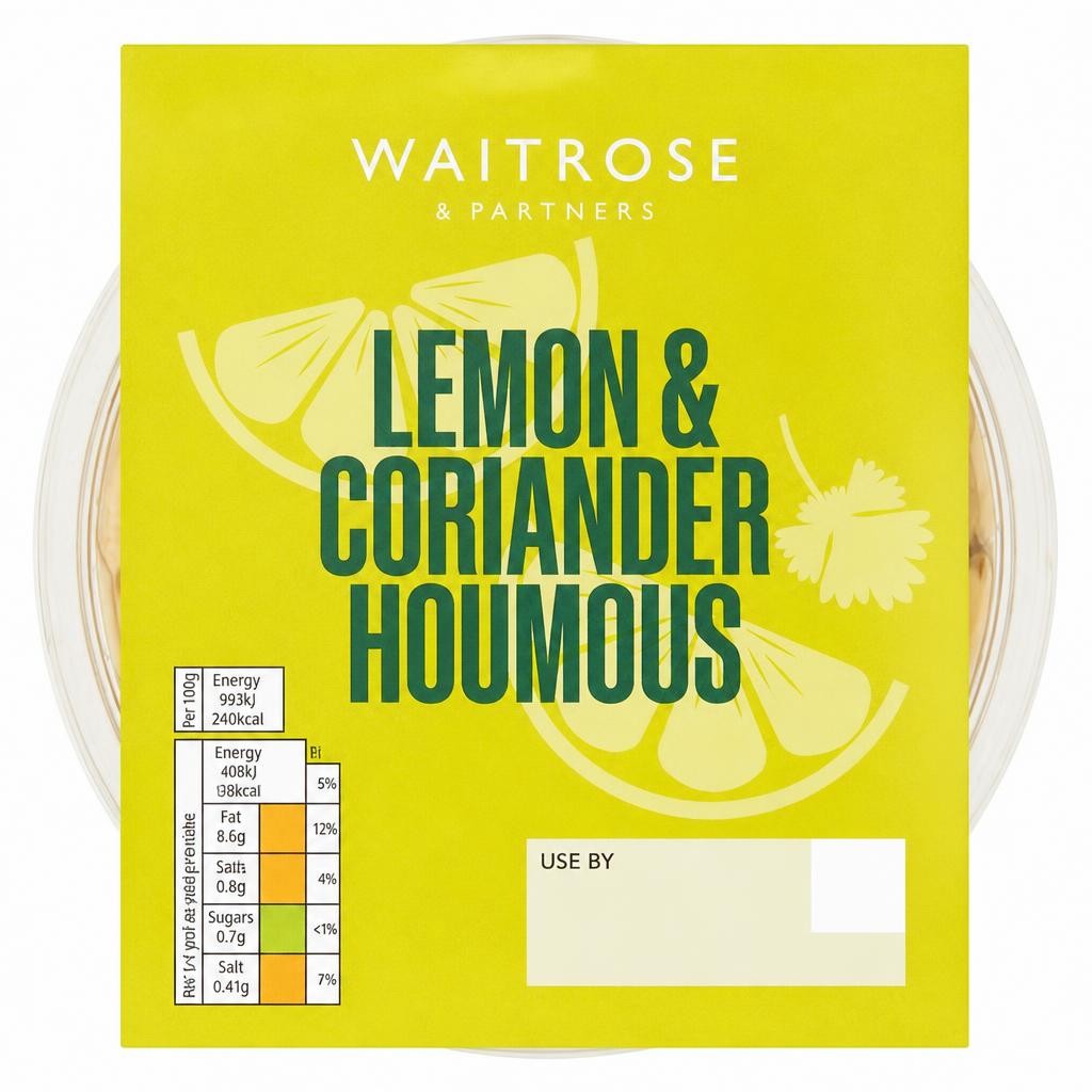 Waitrose Lemon & Coriander Houmous