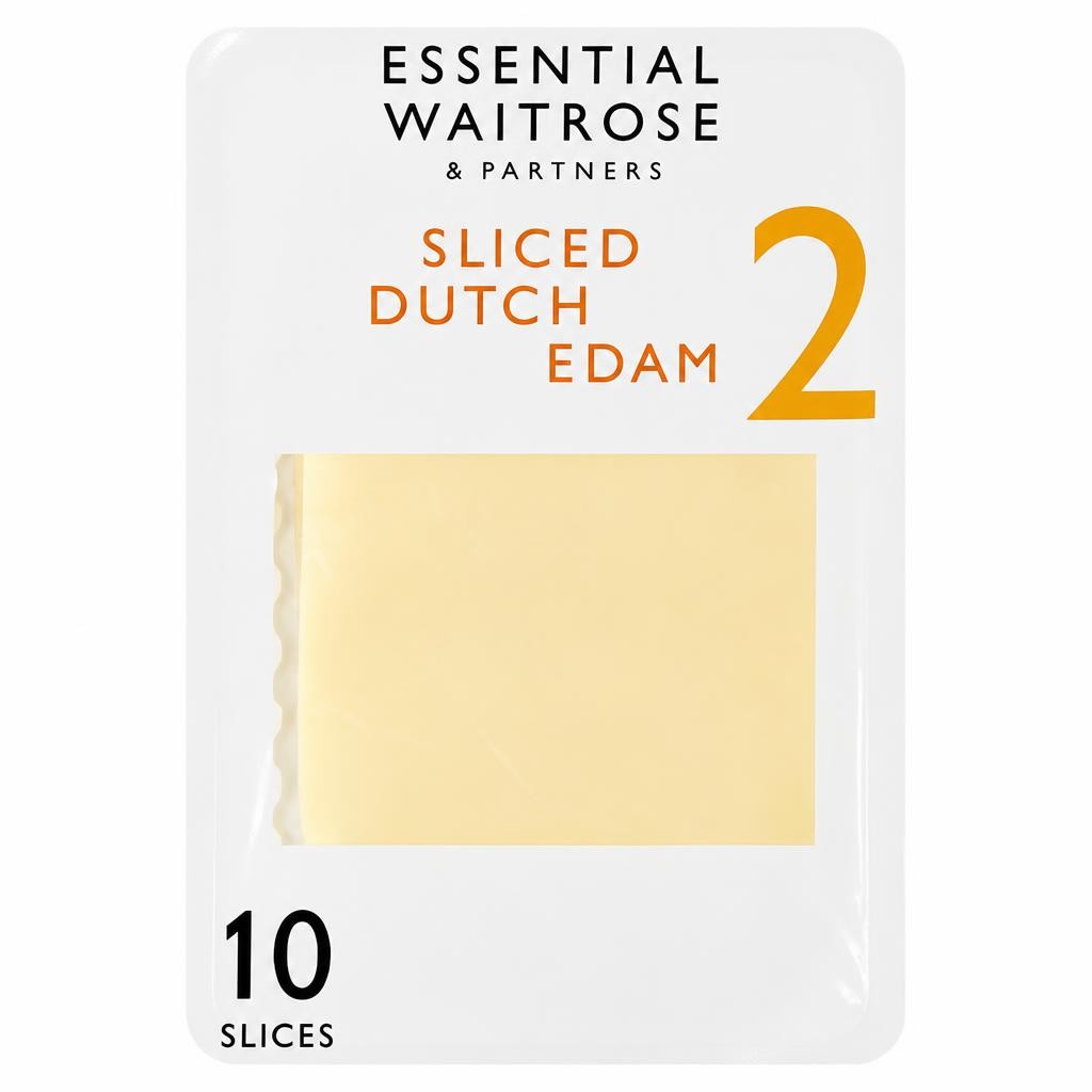 Essential Dutch Sliced Edam Cheese Strength 2