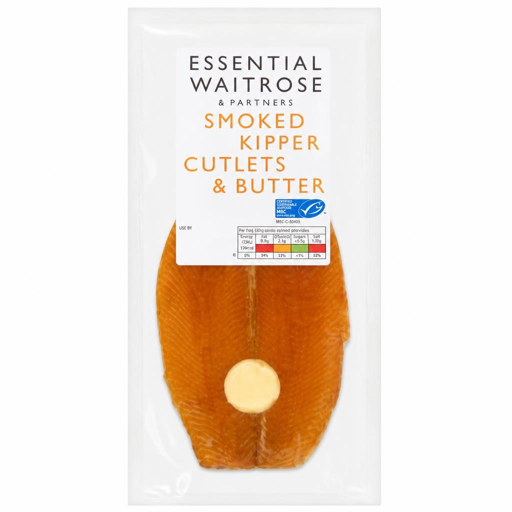 Essential MSC Smoked Kipper Cutlets & Butter