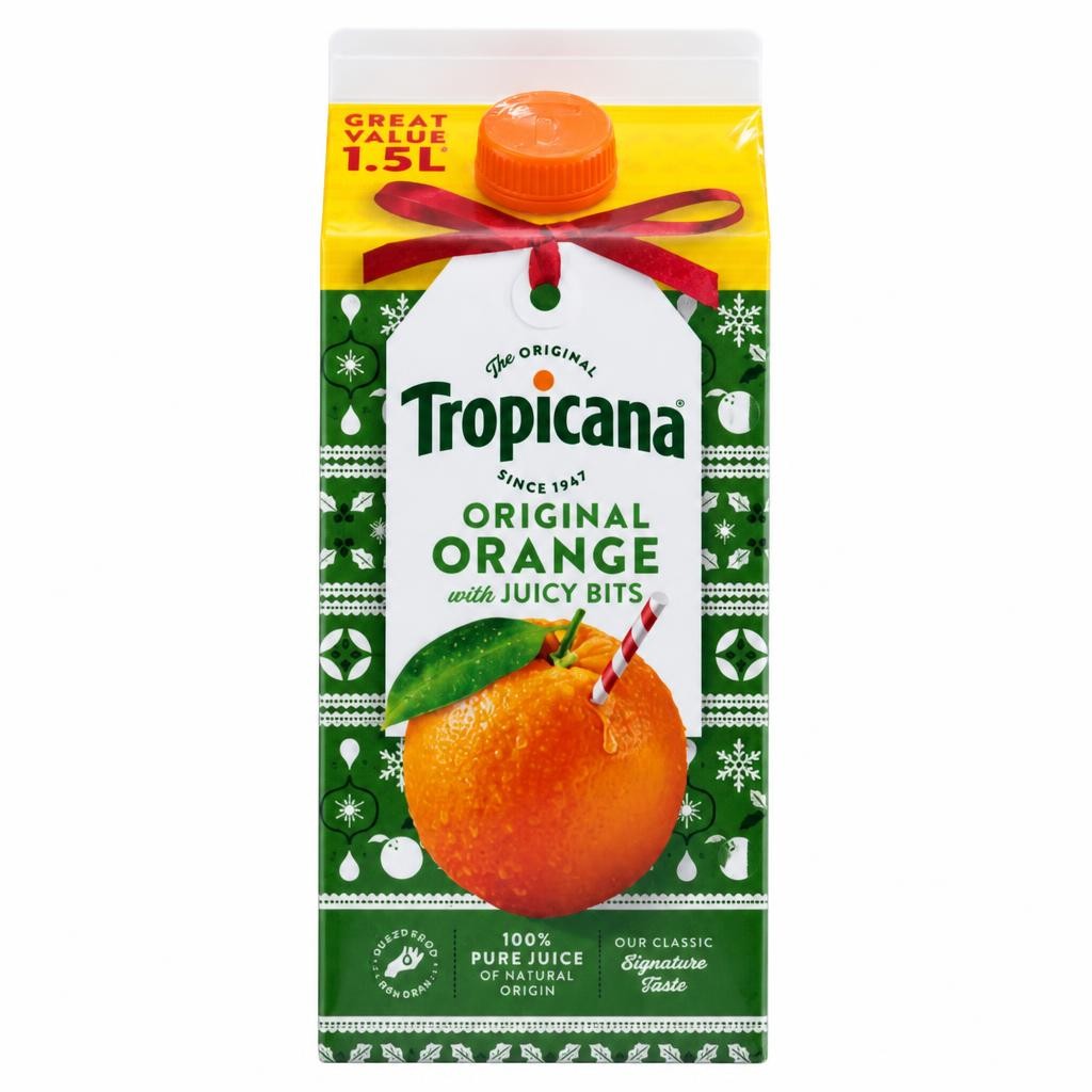 Tropicana Original Orange Juice with Bits Large