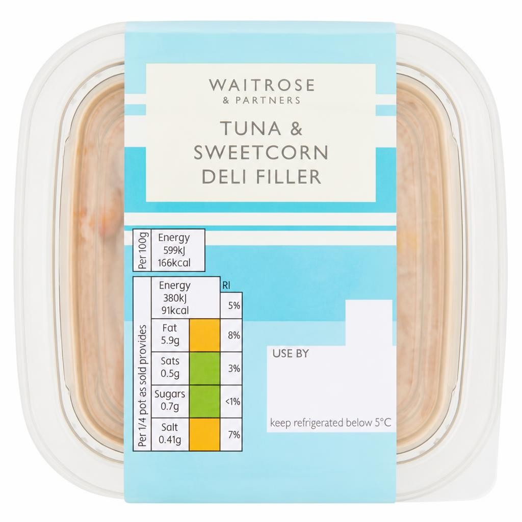 Waitrose Tuna & Sweetcorn Deli Filler