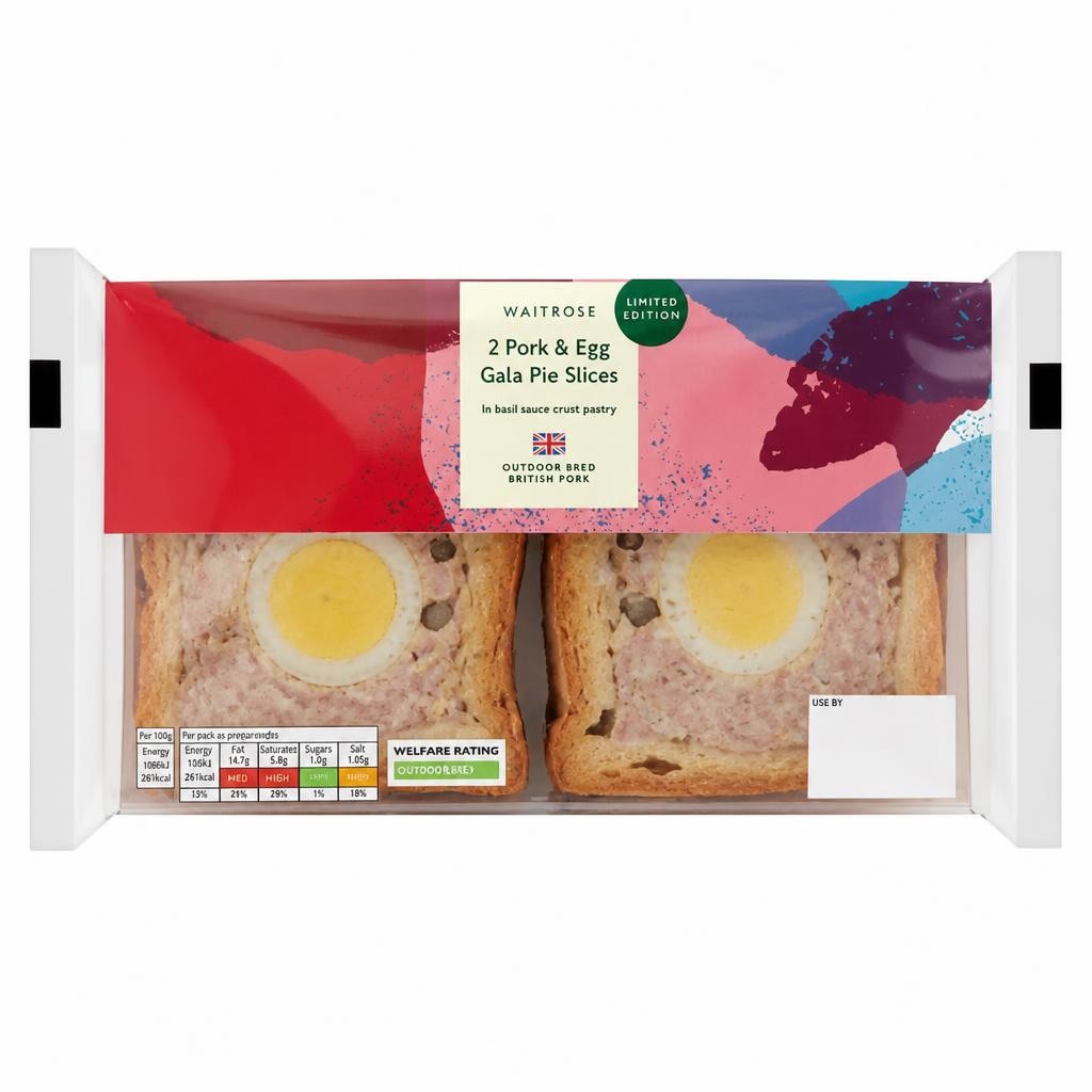 Waitrose Pork & Egg Gala Pie Slices