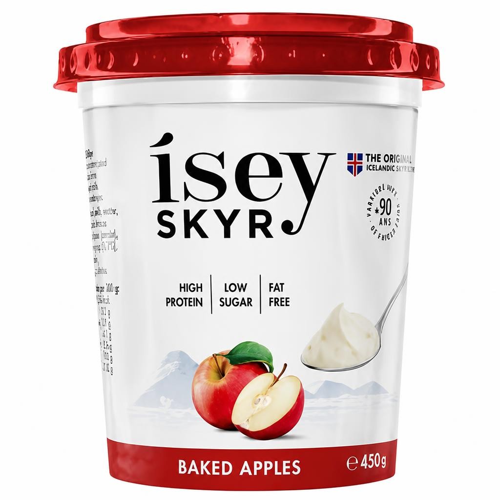 Isey Skyr Baked Apple Icelandic Yogurt Big Pot