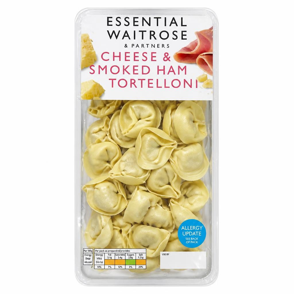 Essential Cheese & Smoked Ham Tortelloni
