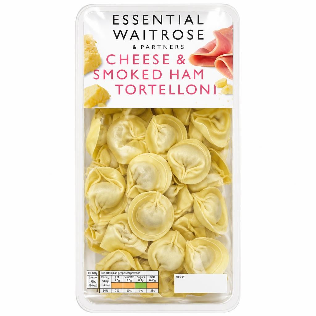 Essential Cheese & Smoked Ham Tortelloni