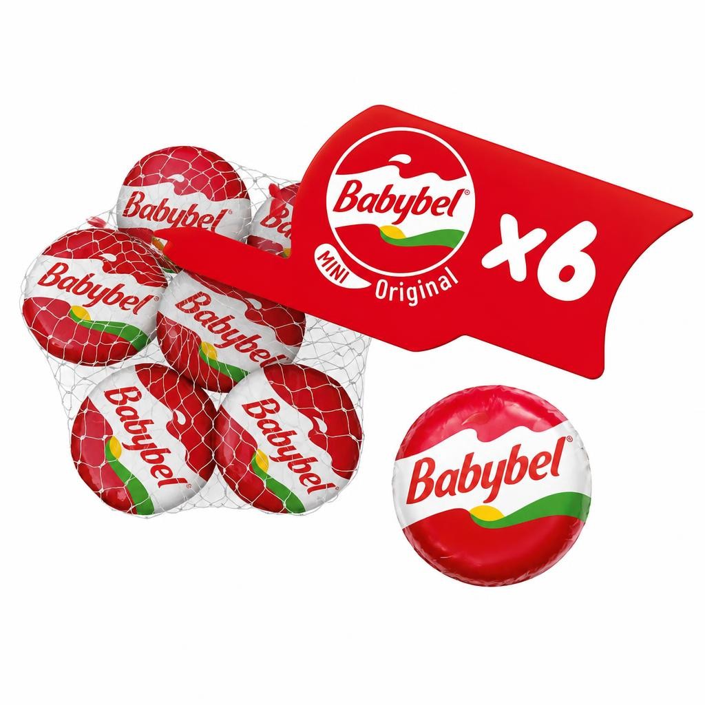 Babybel Original Mini Lunchbox Snack Cheese