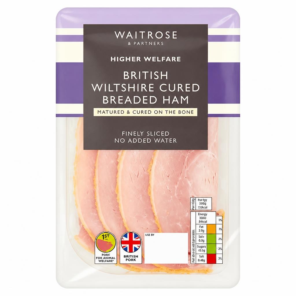Waitrose British Sliced Wilts Cured Ham