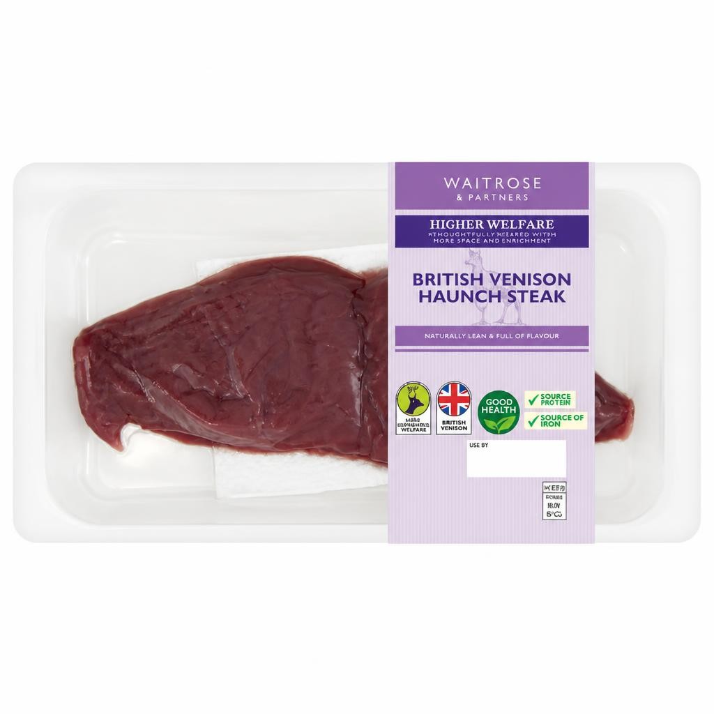 Waitrose British Venison Haunch Steak