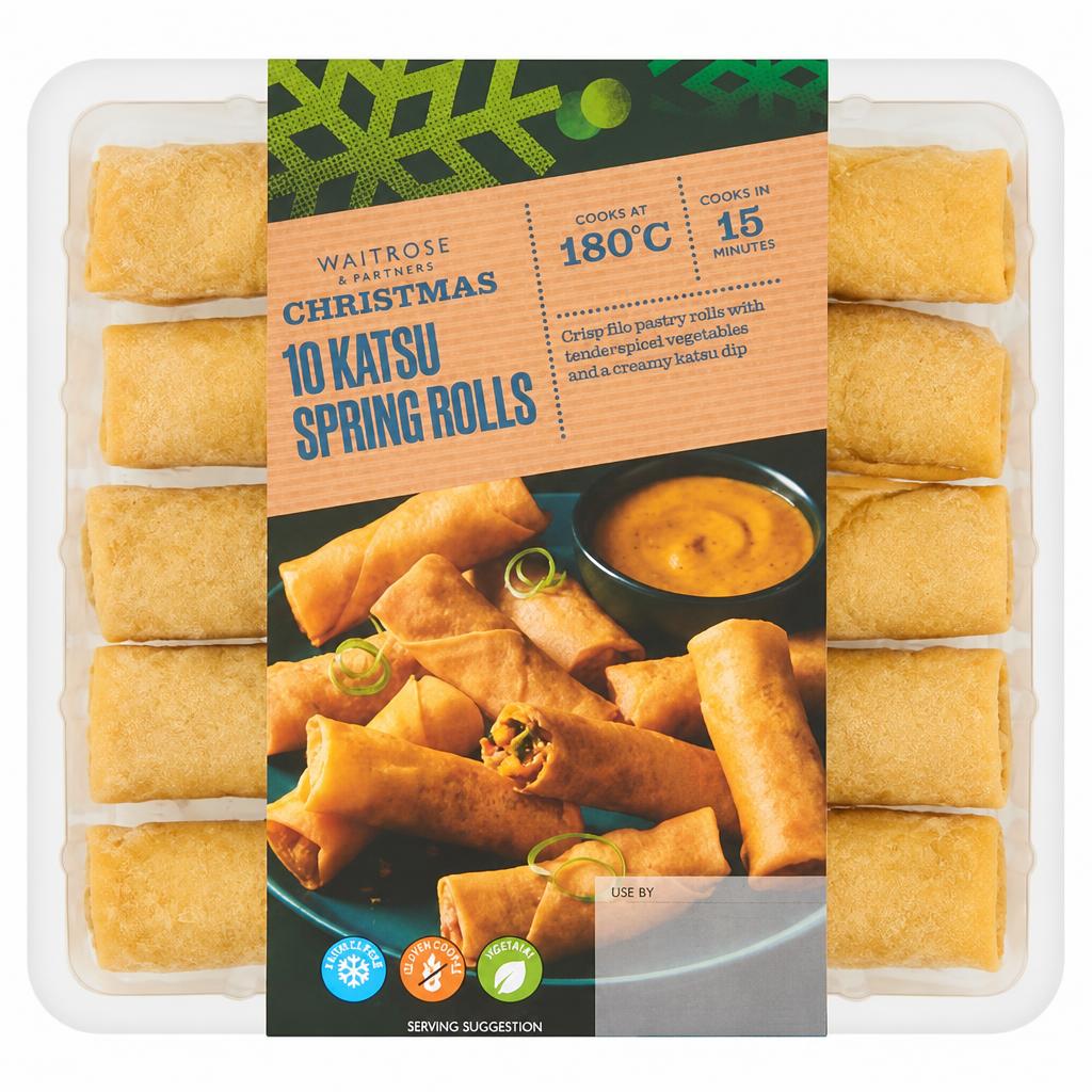 Waitrose 10 Katsu Spring Rolls