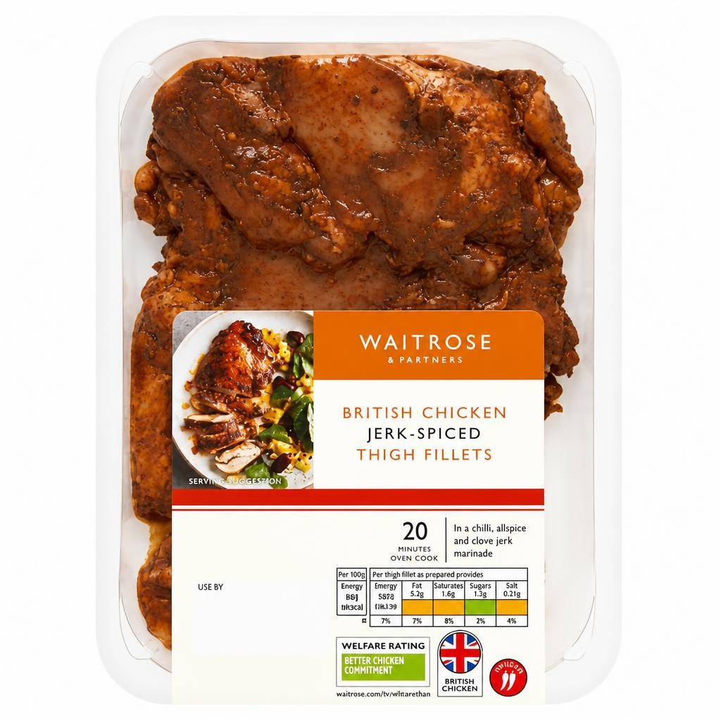 Waitrose Chicken Jerk-Spiced Thigh Fillets
