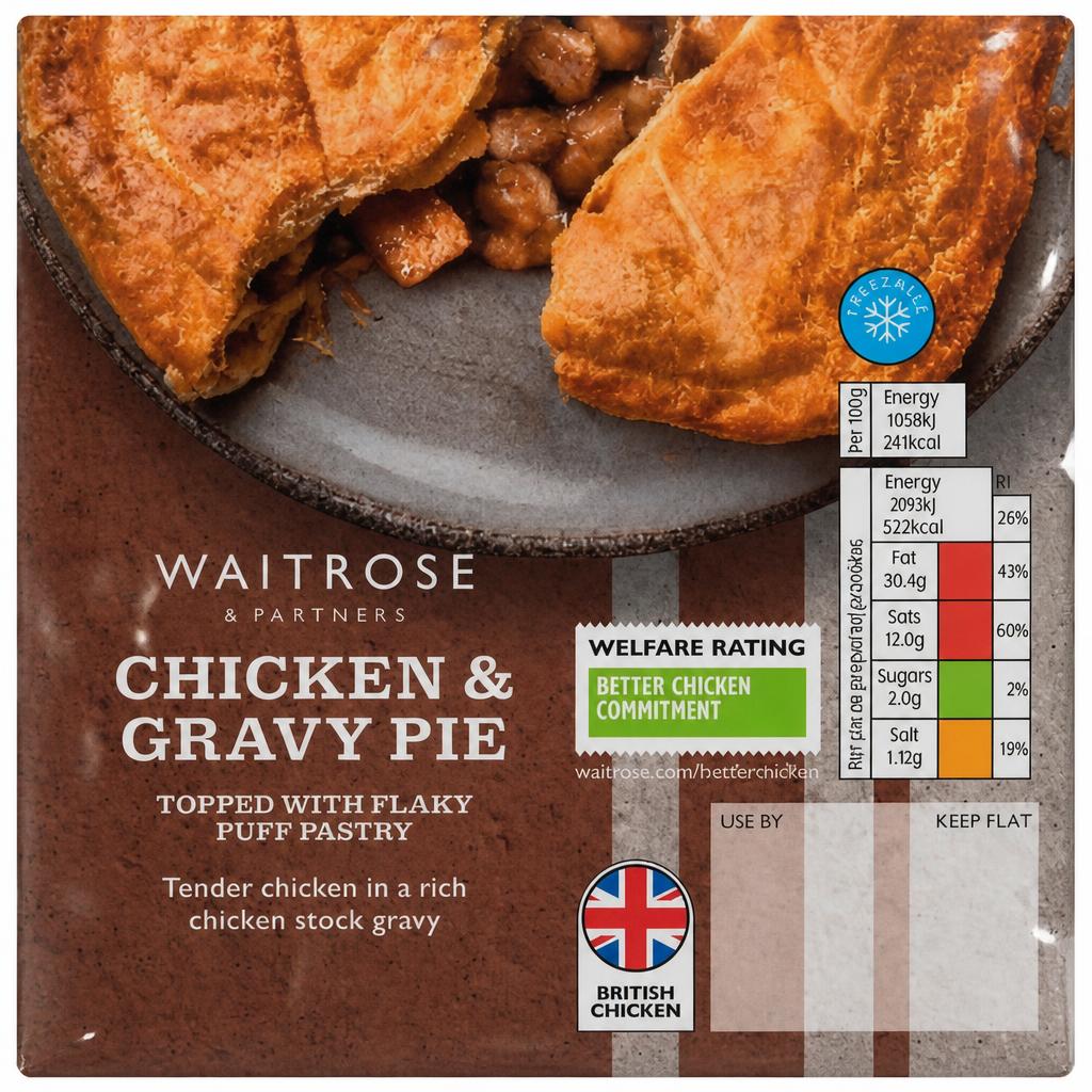 Waitrose Chicken & Gravy Pie