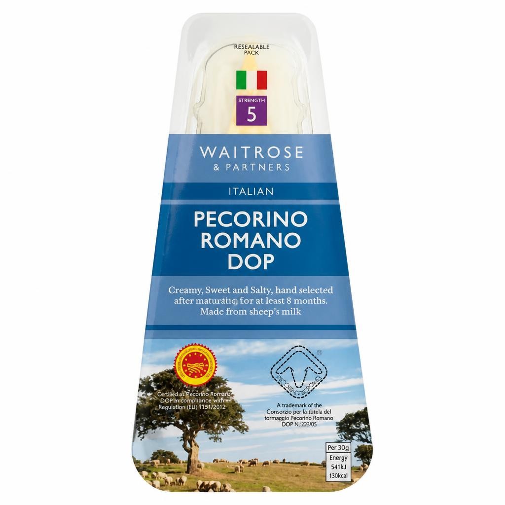 Waitrose Pecorino Romano DOP Cheese Strength 5