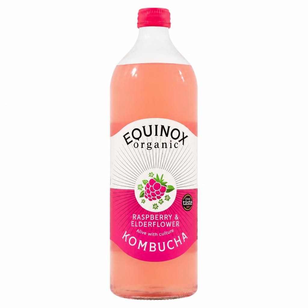 Equinox Organic Raspberry & Elderflower Kombucha