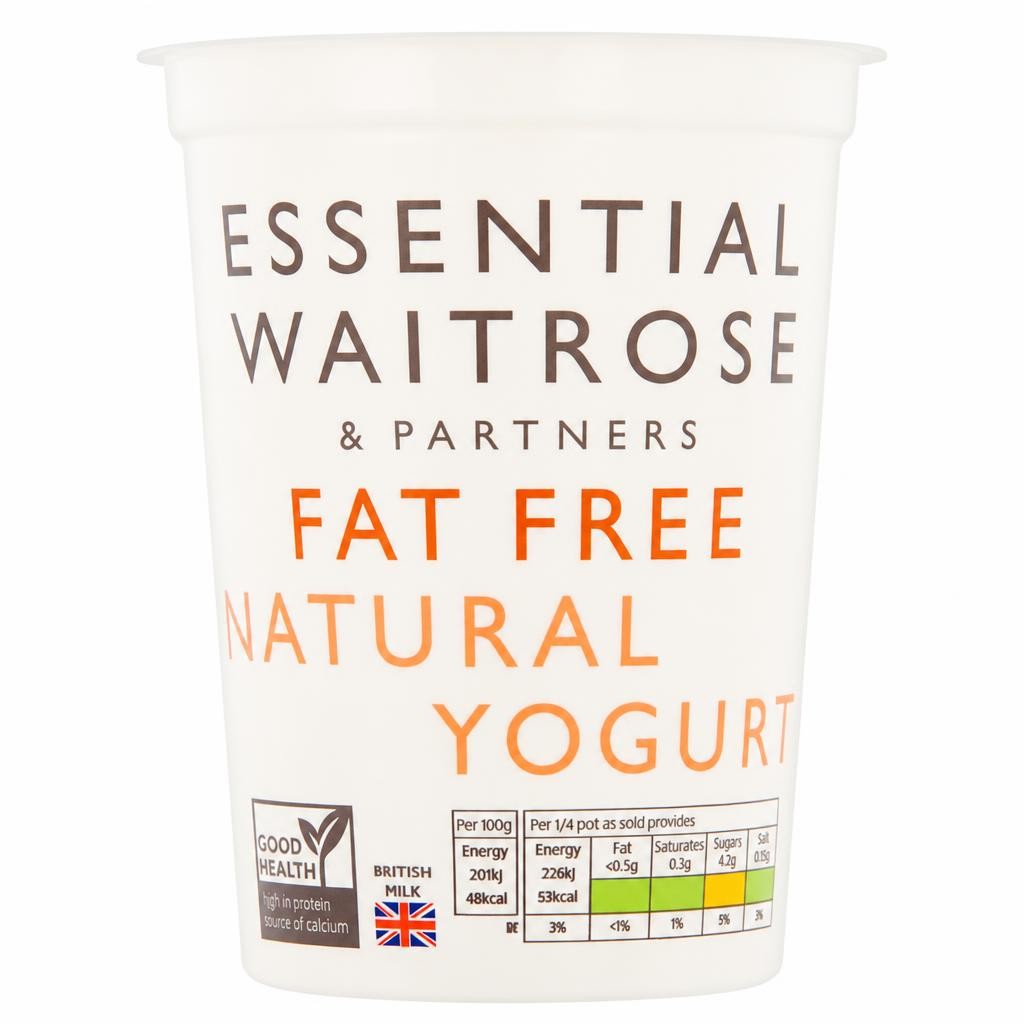 Essential Fat Free Natural Yogurt