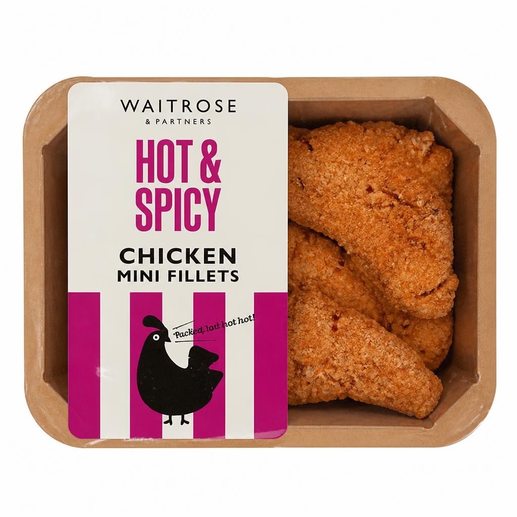 Waitrose Hot & Spicy Breaded Chicken Mini Fillets