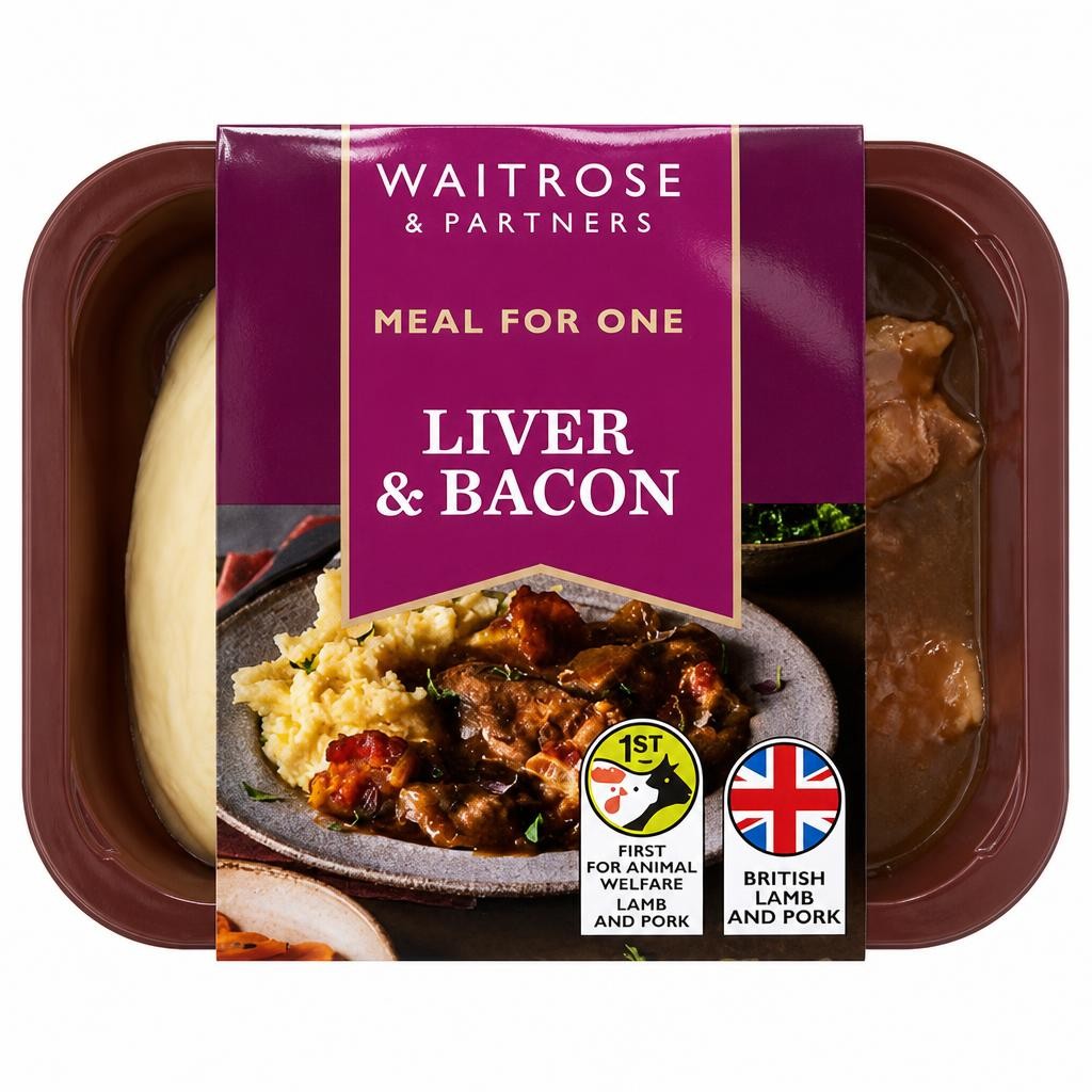 Waitrose Classics Liver & Bacon for 1