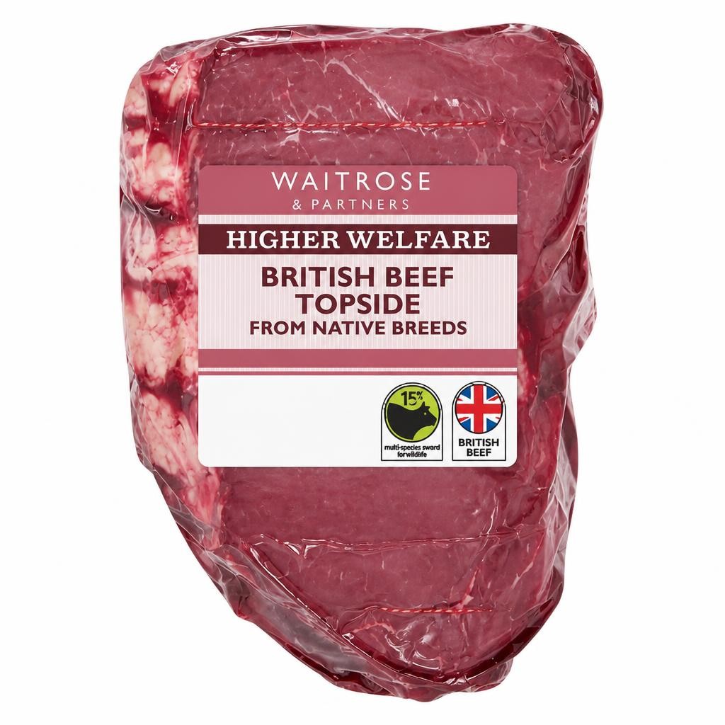 Waitrose British Native Breed Large Beef Topside