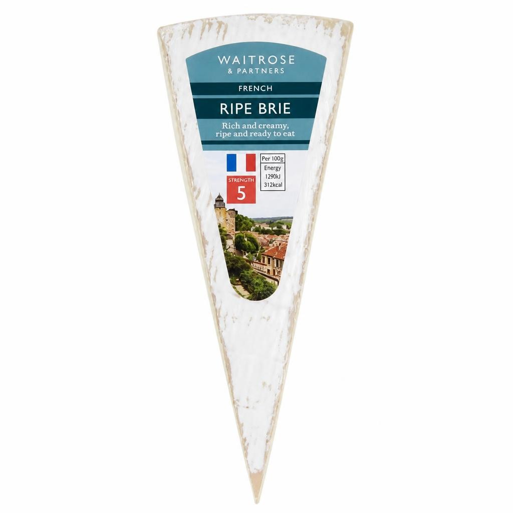 Waitrose French Ripe Brie Cheese Strength 5