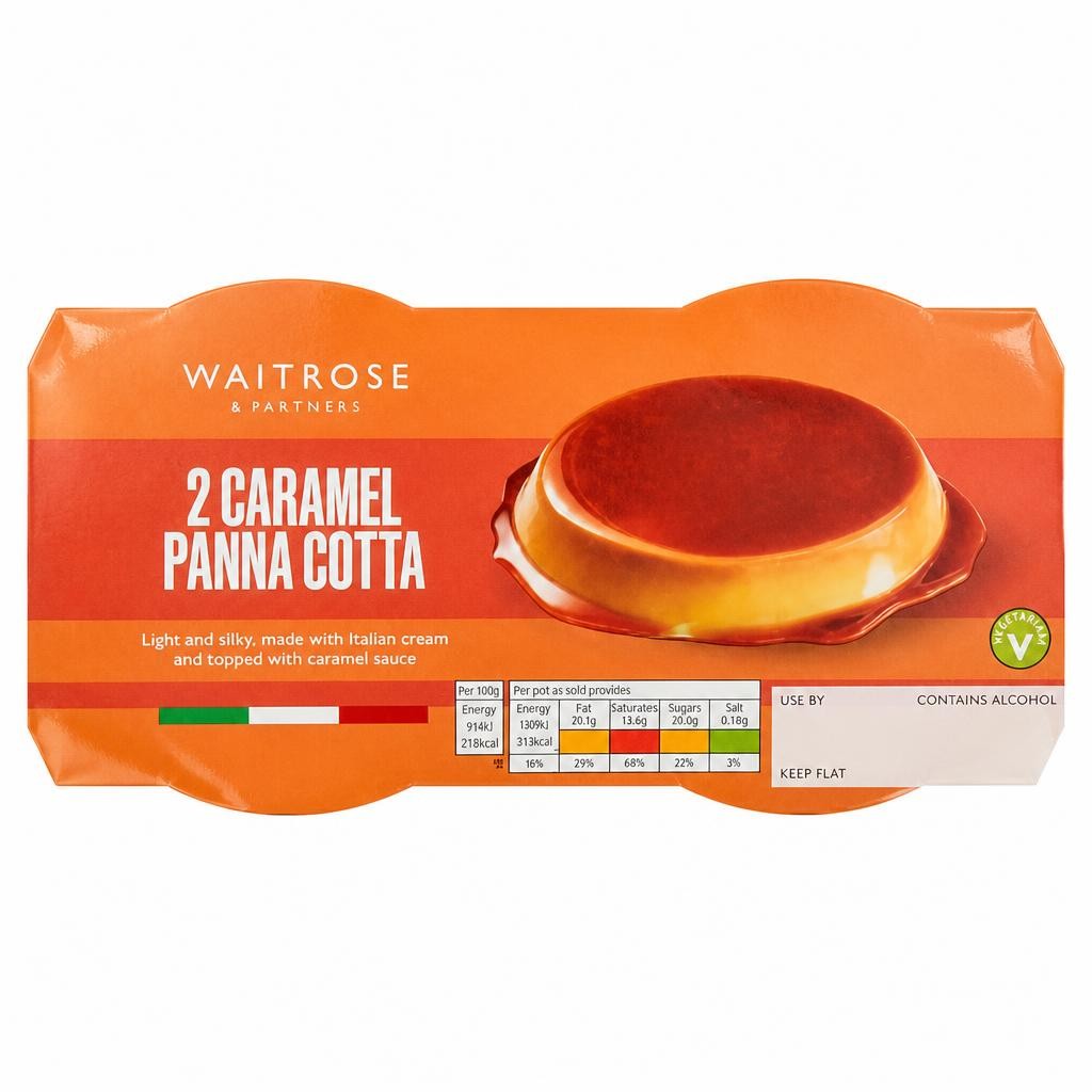 Waitrose Caramel Panna Cotta