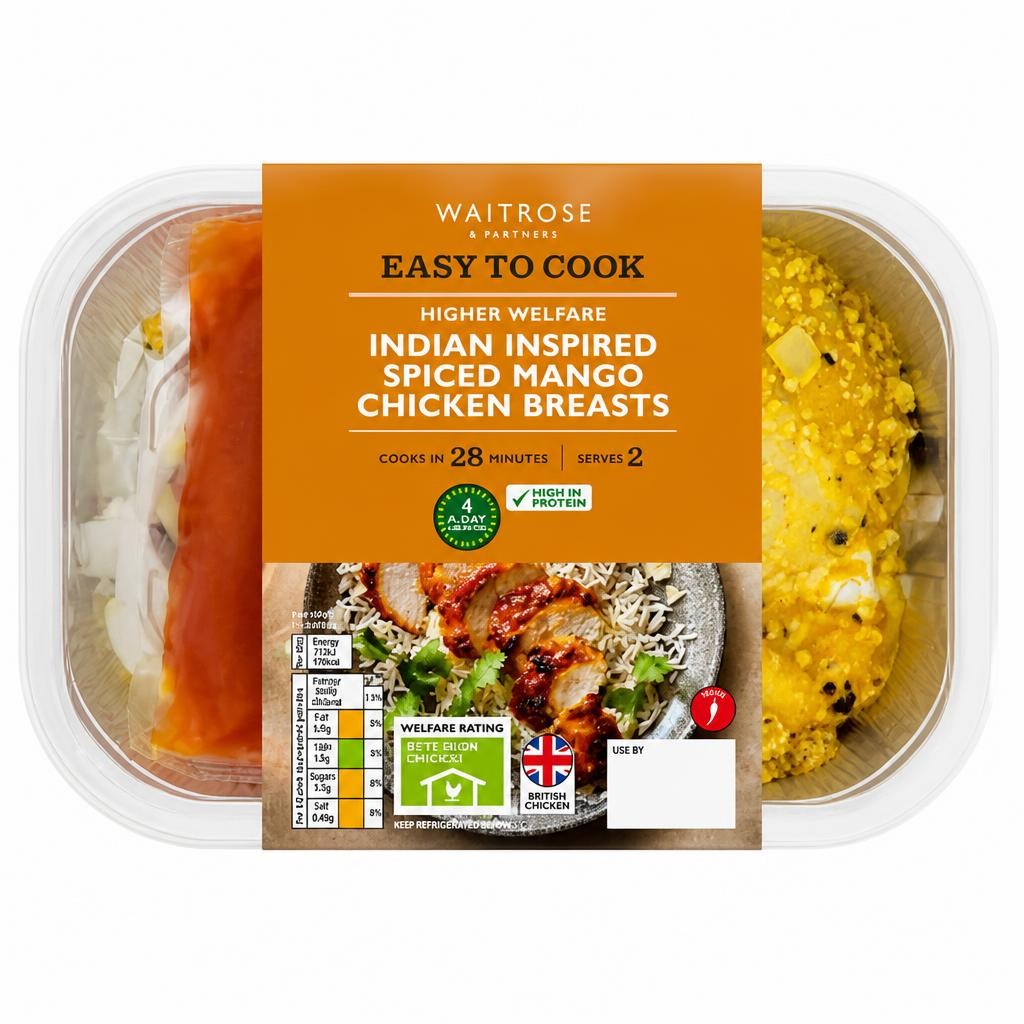 Easy to Cook Indian Inspired Spiced Mango Chicken Breasts