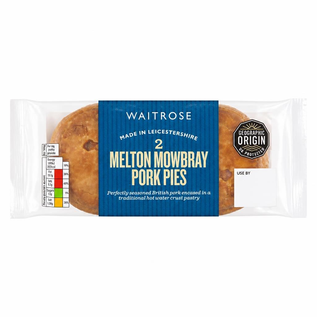 Waitrose 2 Melton Mowbray Pork Pies