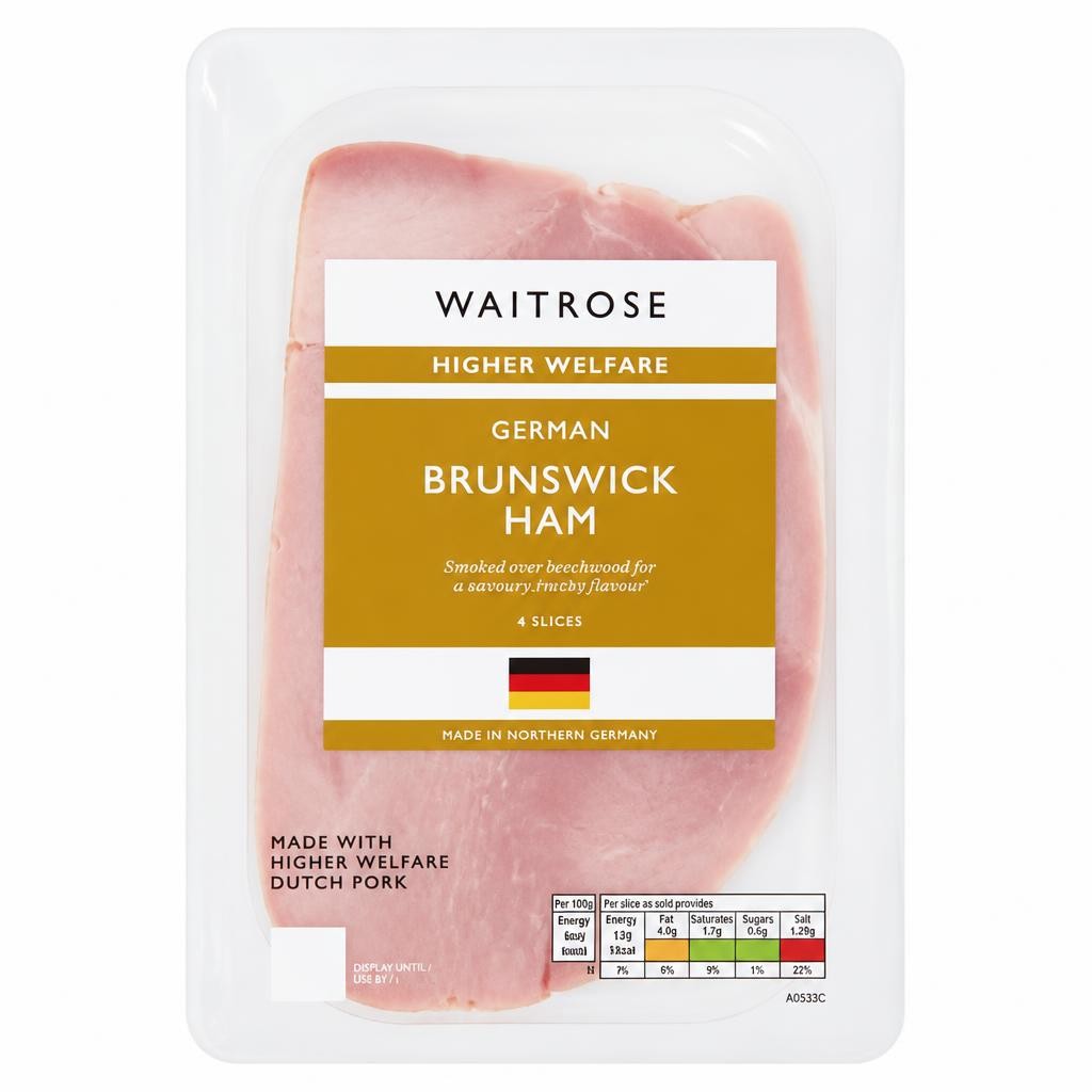 Waitrose German Brunswick Ham