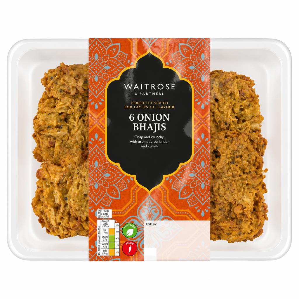 Waitrose 6 Onion Bhajis