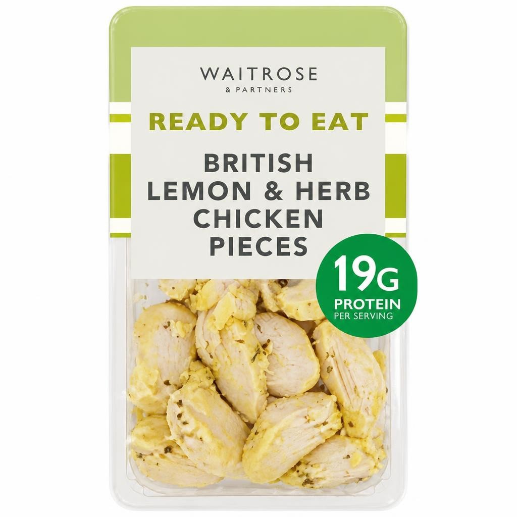 Waitrose Cooked Lemon & Herb Chicken Pieces