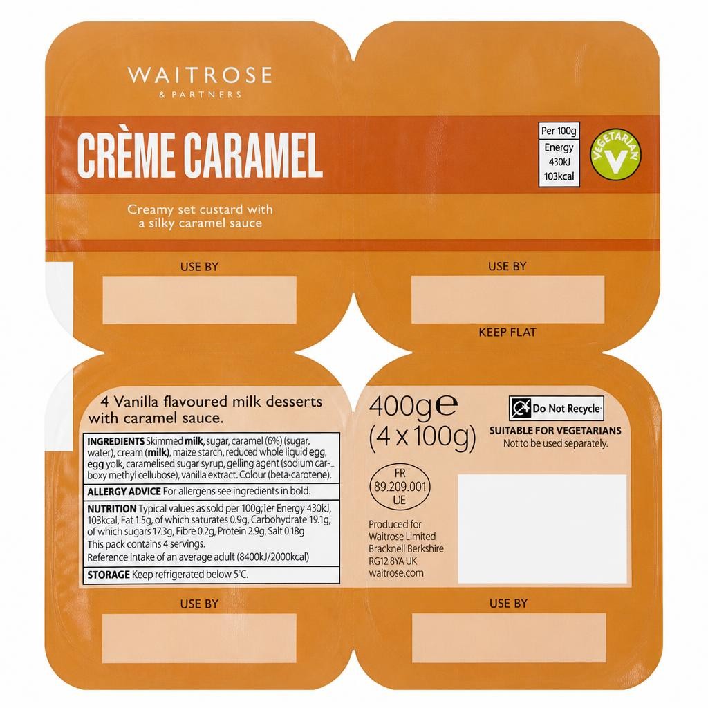 Waitrose Crème Caramel