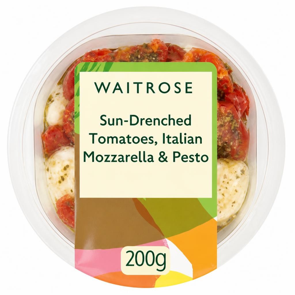 Waitrose Sun-Drenched Tomatoes, Mozzarella & Pesto