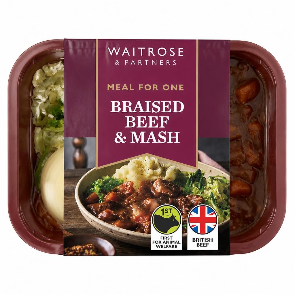 Waitrose Classics Braised Beef & Mash for 1