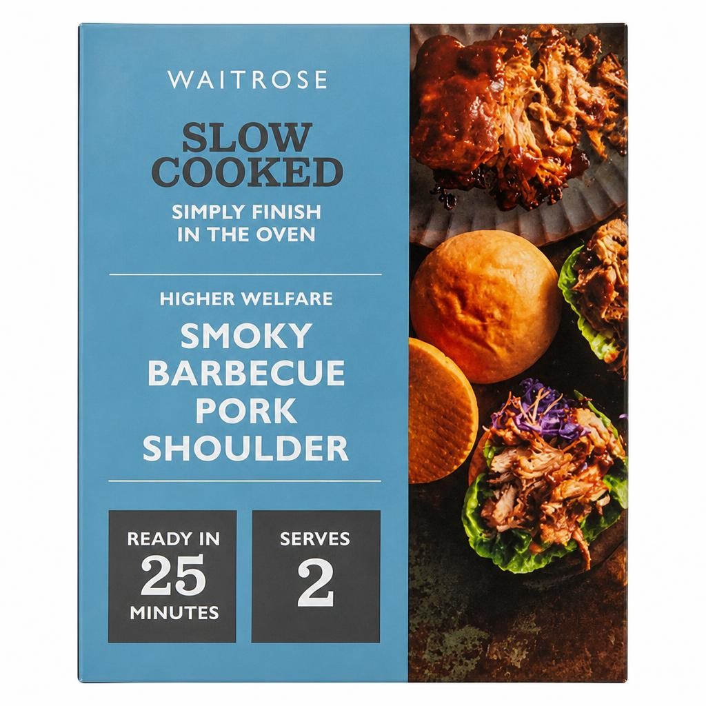 Waitrose Slow Cooked Smoky Barbecue Pork Shoulder