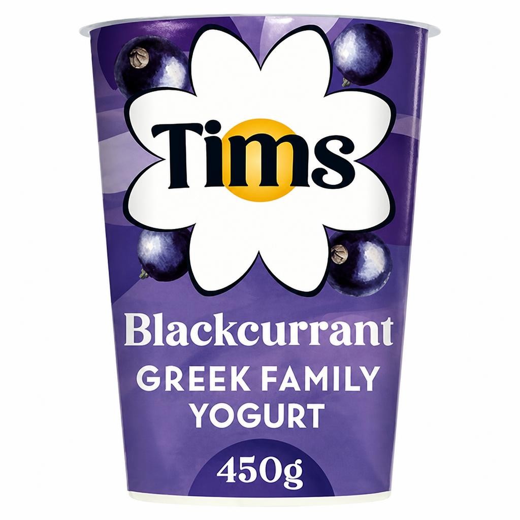Tims Dairy Blackcurrant Greek Style Yogurt