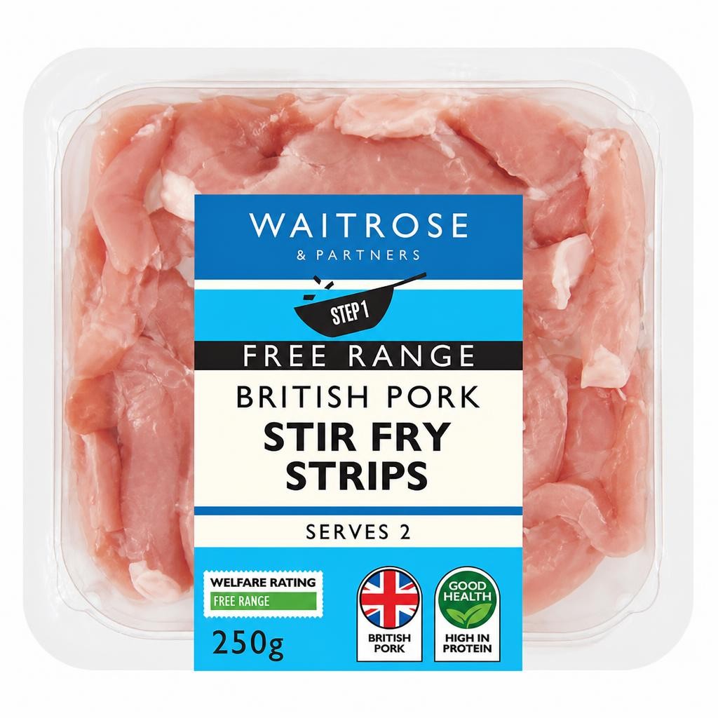British Free Range Pork Stir Fry Strips