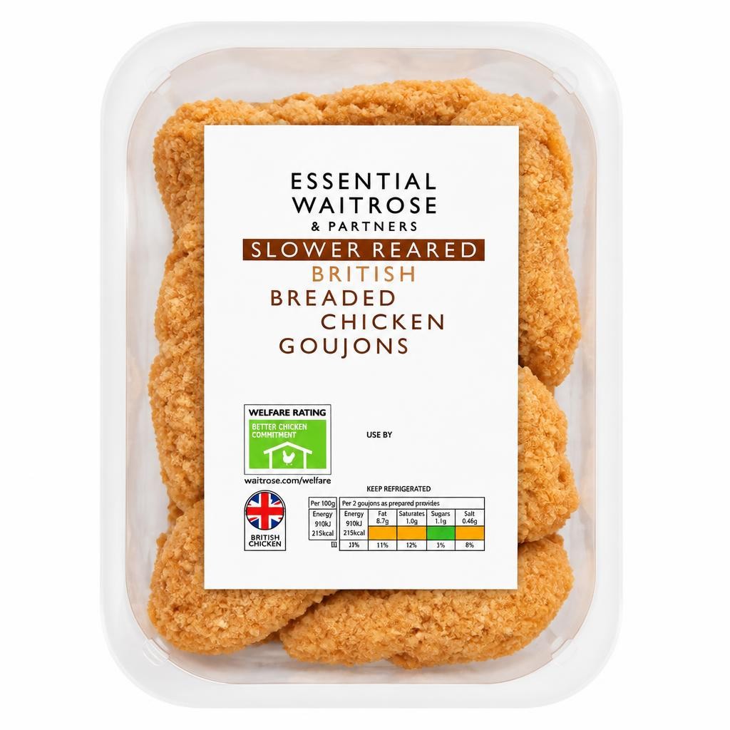 Essential British Breaded Chicken Goujons