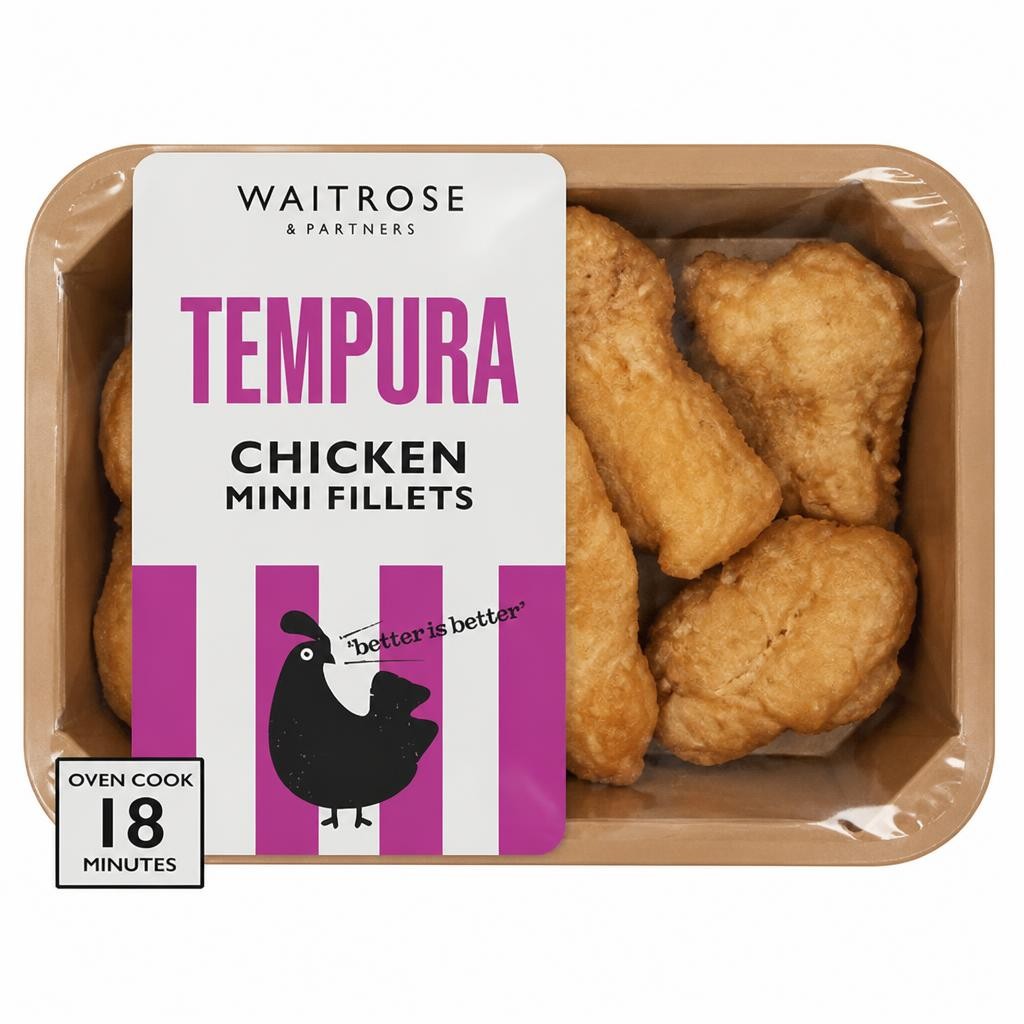 Waitrose Tempura Chicken Mini Fillets