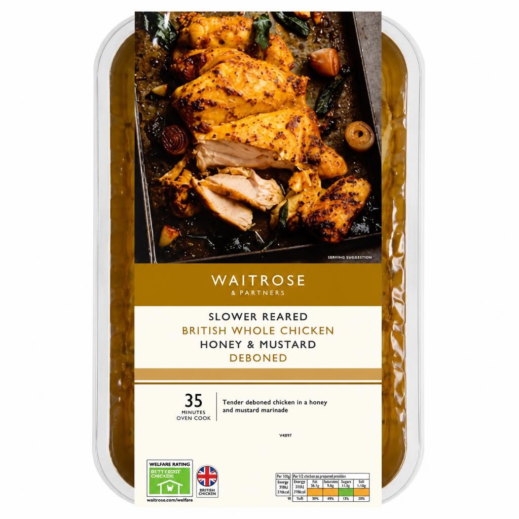 Waitrose Honey & Mustard Deboned Chicken