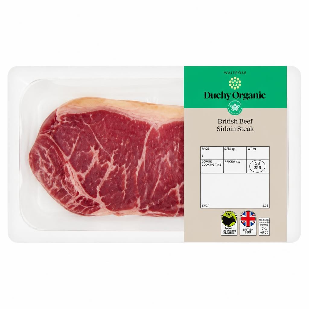 Duchy Organic British Beef Sirloin Steak