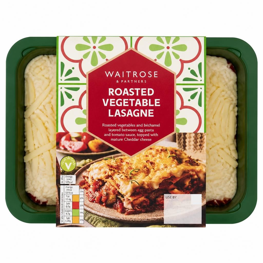 Waitrose Italian Roasted Vegetable Lasagne for 1