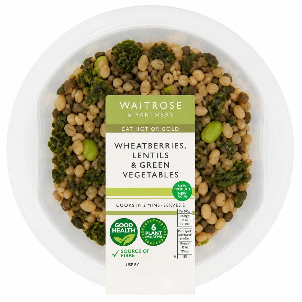Waitrose Wheatberries, Lentils & Green Veg