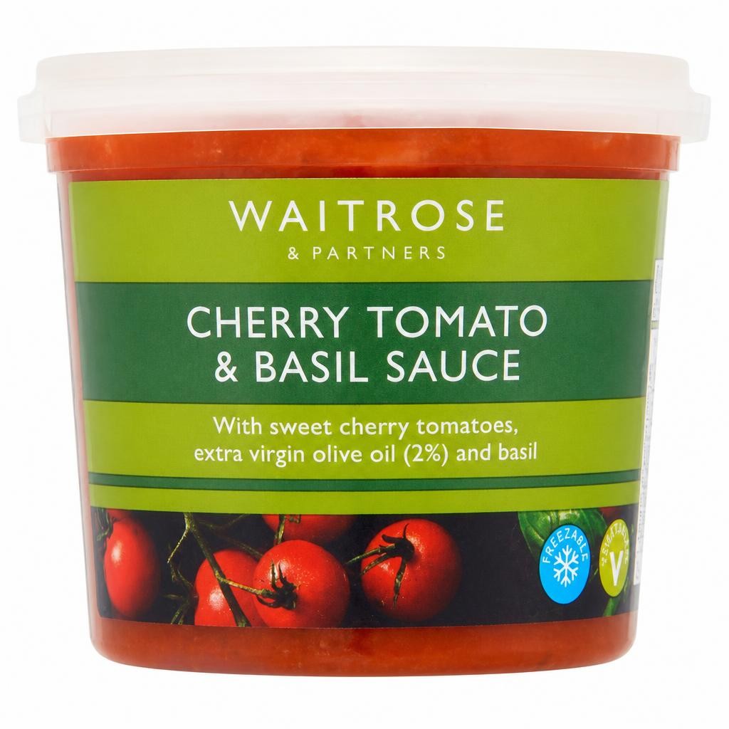 Waitrose Cherry Tomato & Basil Sauce