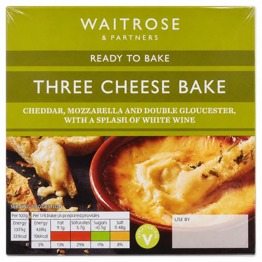 Waitrose Three Cheese Bake Strength 3