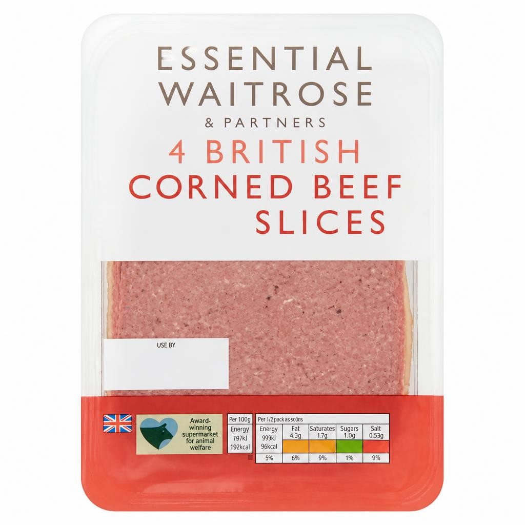 Essential British Corned Beef 4 Slices
