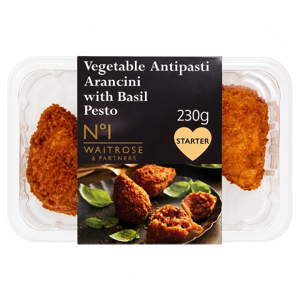 No.1 Vegetable Antipasti Arancini with Basil Pesto