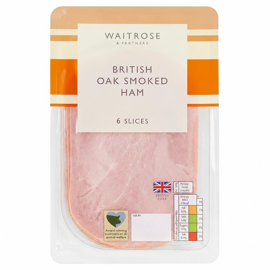 Waitrose British Oak Smoked Ham 6 Slices
